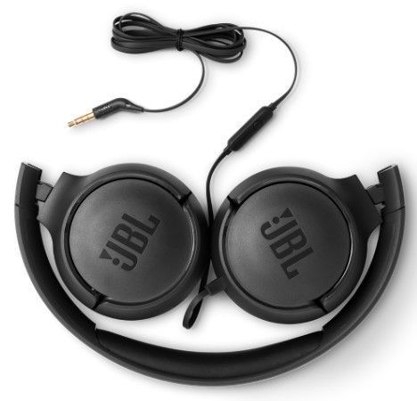 Навушники дротові TUNE 500 (JBLT500BLK) JBLT500BLK фото