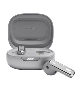 Оригінальні TWS навушники JBL Live Flex Silver (JBLLIVEFLEXSVR)
