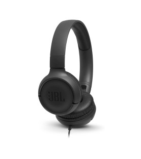 Оригінальні дротові навушники JBL T500 Black (JBLT500BLK)