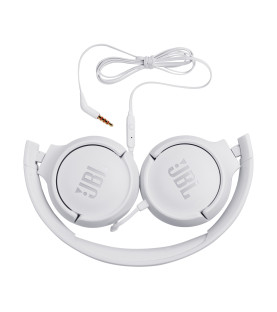 Оригінальні дротові навушники JBL T500 WHITE (JBLT500WHT) 