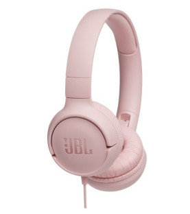 Оригінальні дротові навушники JBL T500 PINK (JBLT500PIK)