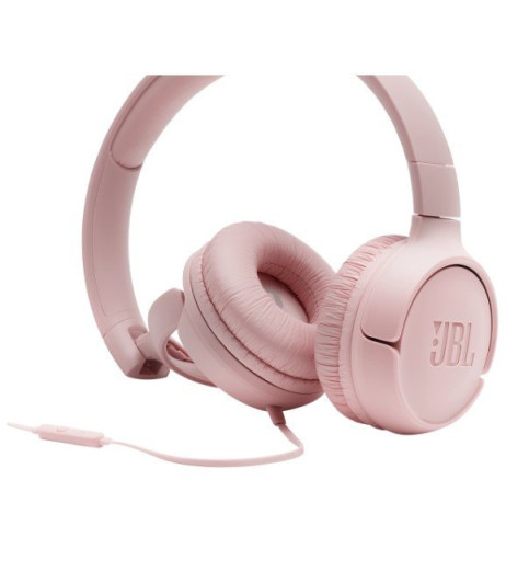 Оригінальні дротові навушники JBL T500 PINK (JBLT500PIK)