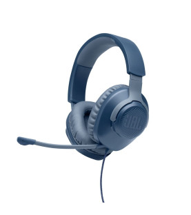 Геймерські навушники JBL Quantum 100 BLUE (JBLQUANTUM100BLU)